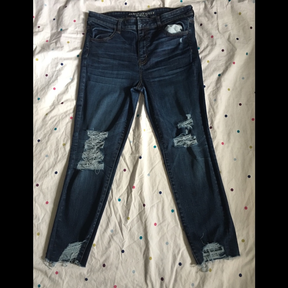 High rise jeans